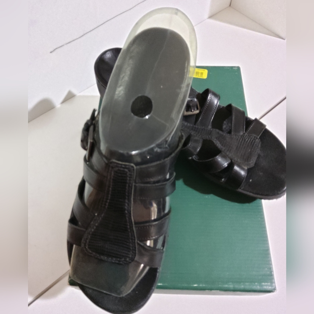 🌷CLARKS STEFFI BLACK 9 1/2 M - Picture 2 of 6